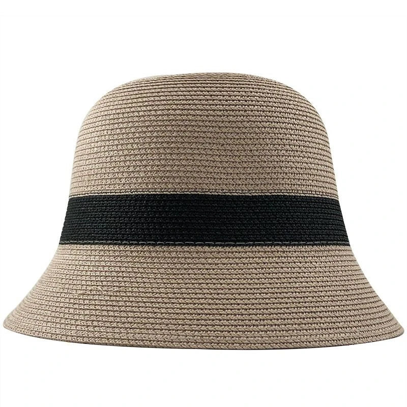 Copacabana Men's Straw Bucket Hat – 100% Straw, Breathable Summer Weave, Adjustable 54–59 cm Fit