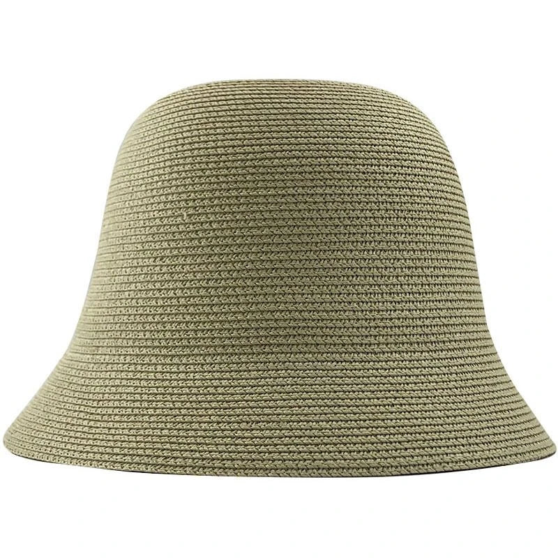 Copacabana Men's Straw Bucket Hat – 100% Straw, Breathable Summer Weave, Adjustable 54–59 cm Fit