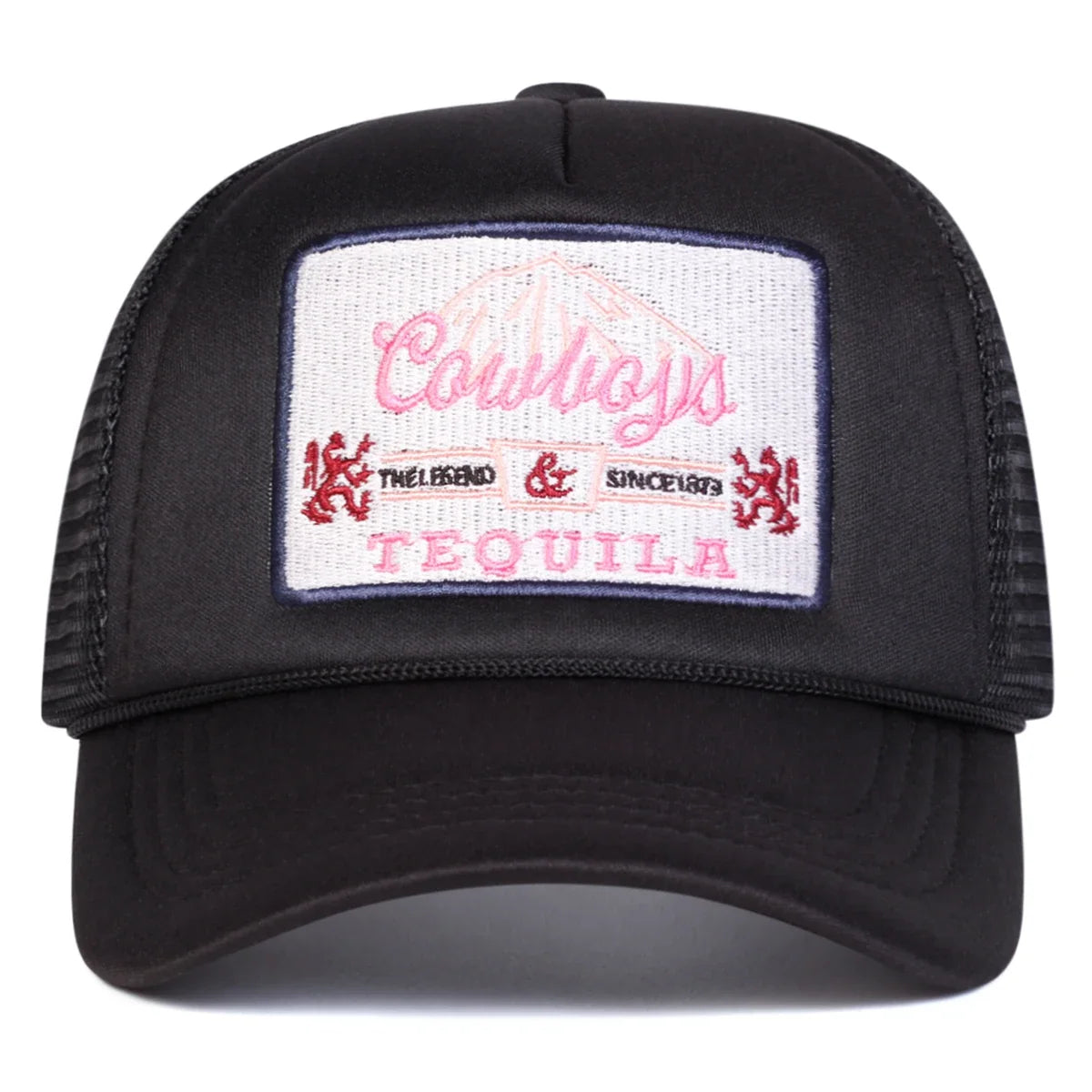 Cowboys & Tequila Men's Patch Trucker Baseball Cap – view 5
