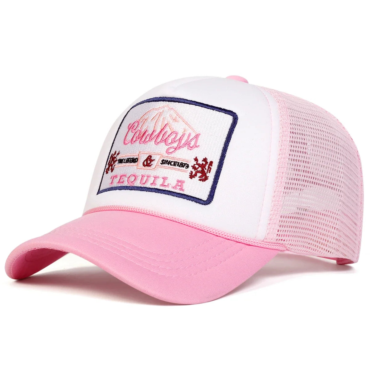 Cowboys & Tequila Men's Patch Trucker Baseball Cap – view 4