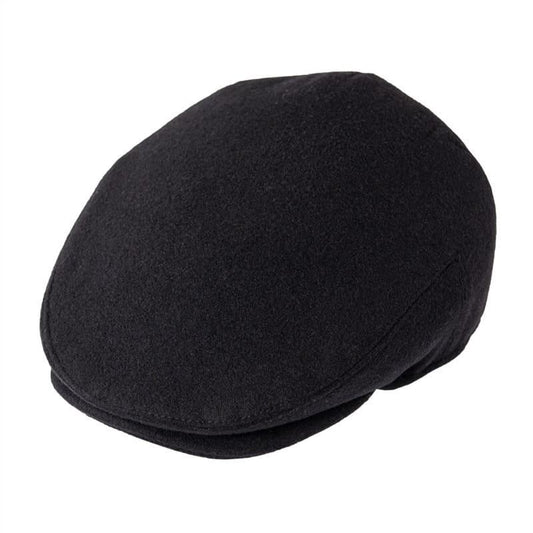 Croix Men's Herringbone Wool Flat Cap – Wool, Herringbone Pattern, Four Sizes from 57 to 63 cm
