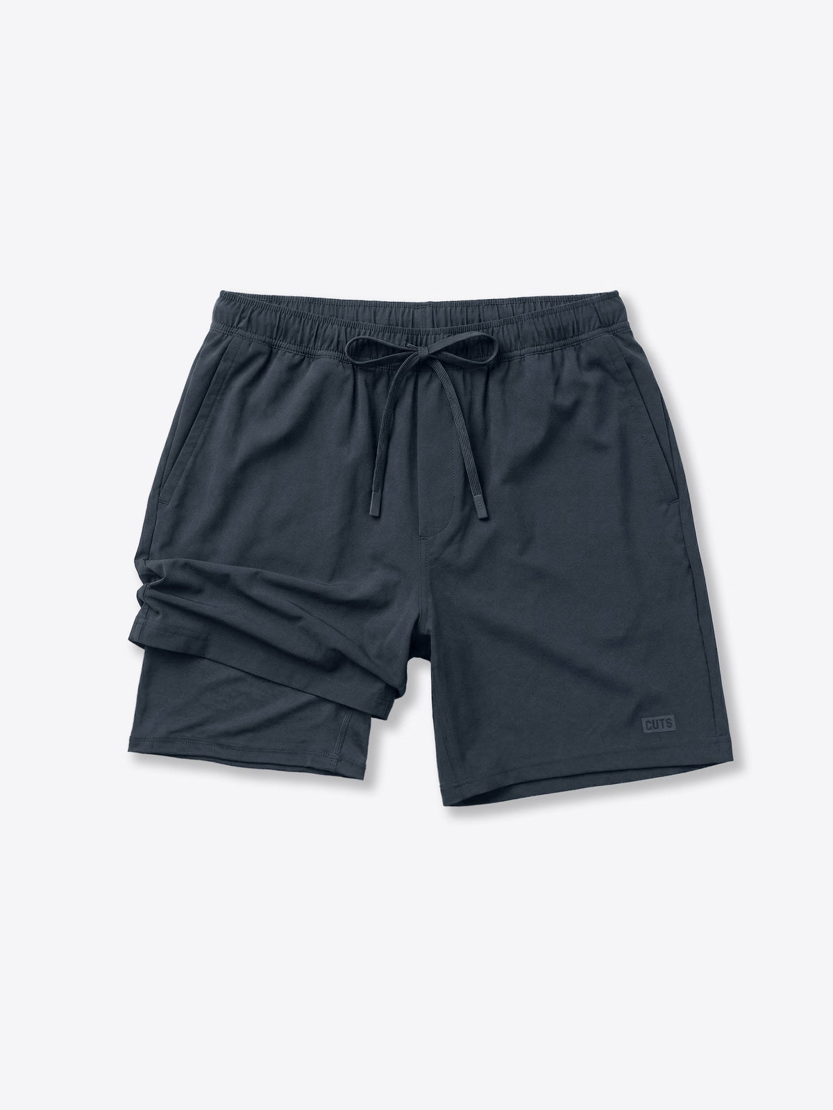 Men's 7 Inch Lined Training Shorts – Built-In Boxer Brief Liner, Breathable Fabric, Classic Fit | Iron Navy – view 6