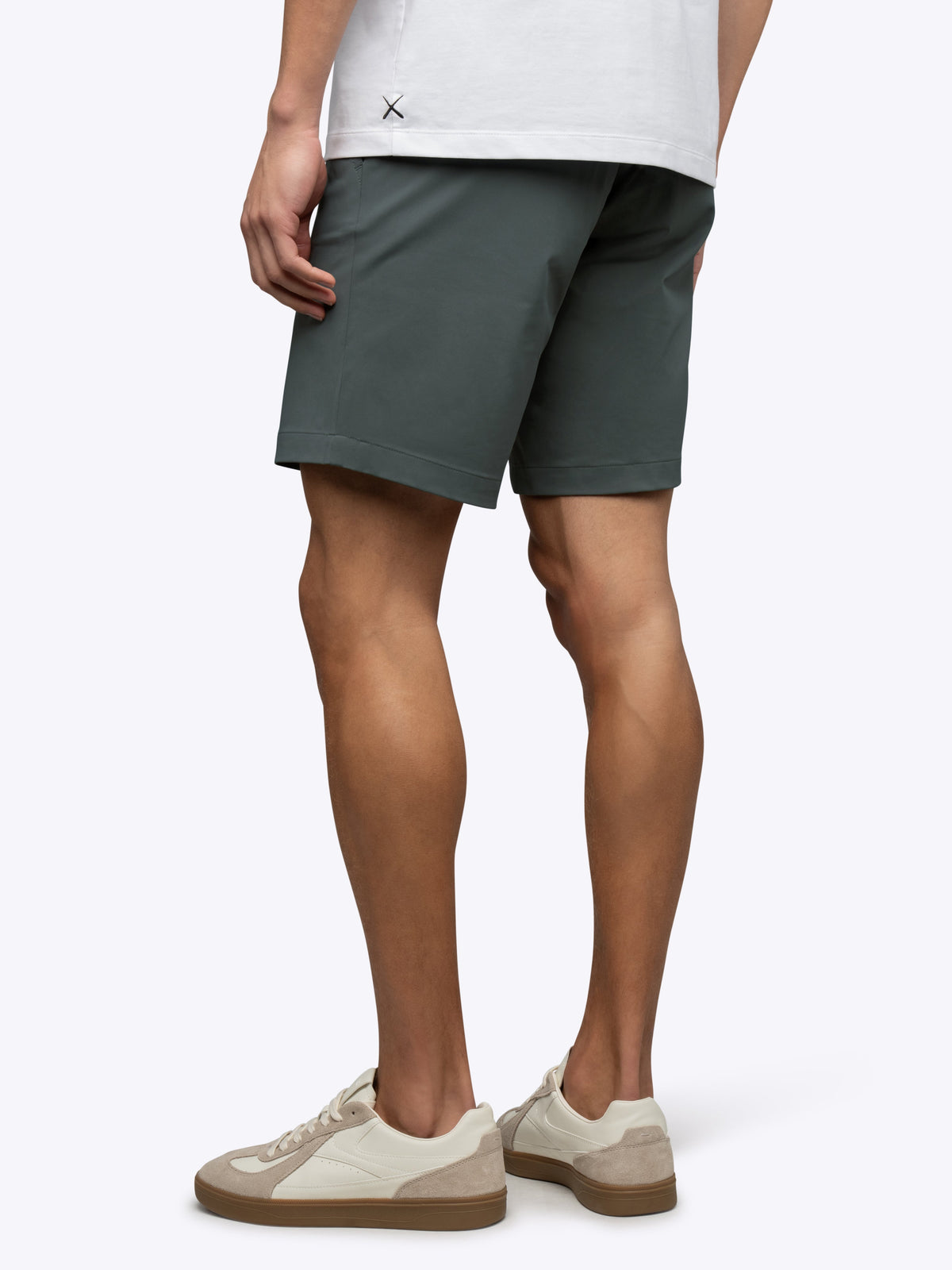 Men's Everyday Chino Shorts – Trouser-Style Button Closure, Hidden Zip Pocket, Classic Fit | Urban Chic – view 2