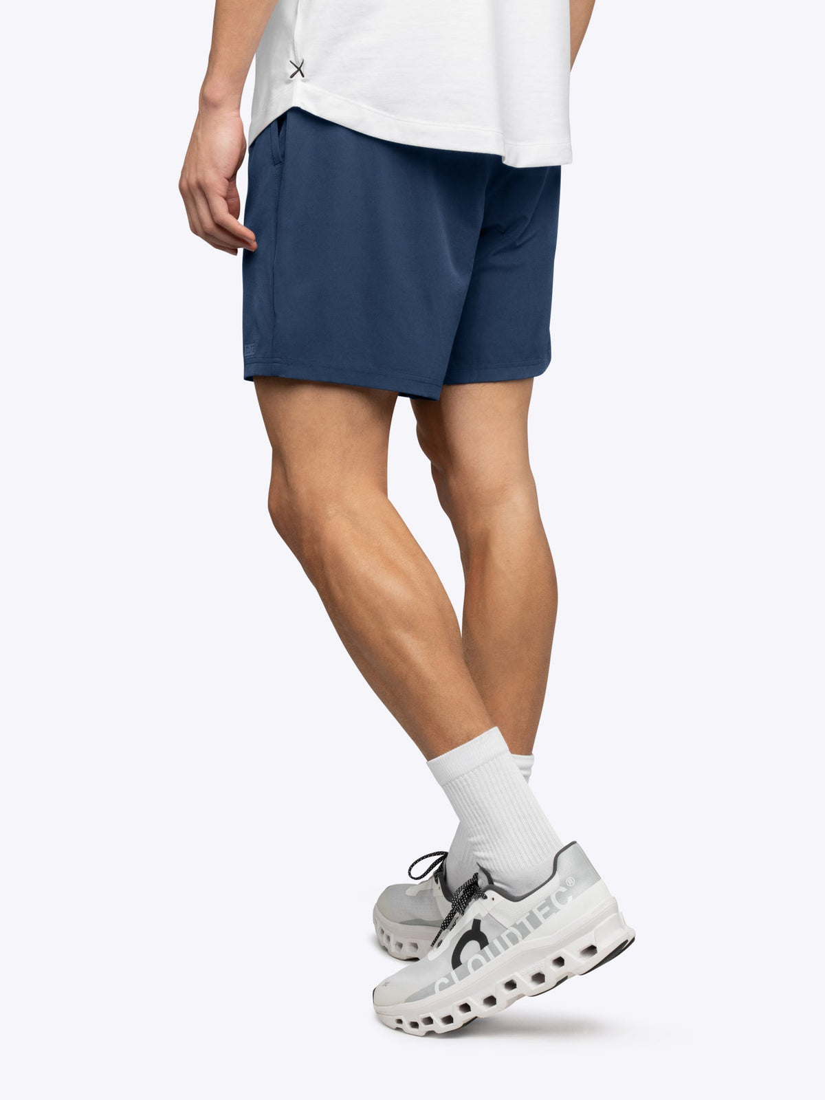 Men's 7 Inch Active Shorts – Unlined Breathable Performance Fabric, Classic Fit, Workout to Weekend | Iron Navy