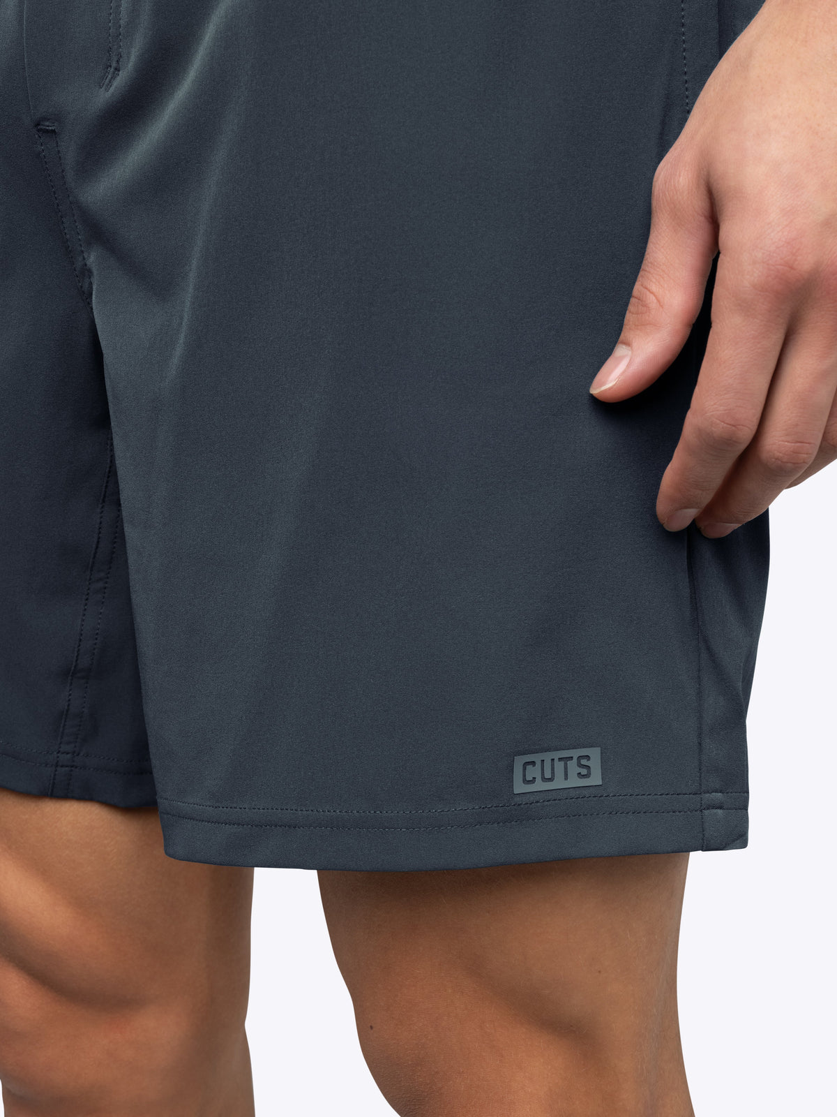 Men's 7 Inch Lined Training Shorts – Built-In Boxer Brief Liner, Breathable Fabric, Classic Fit | Iron Navy – view 4