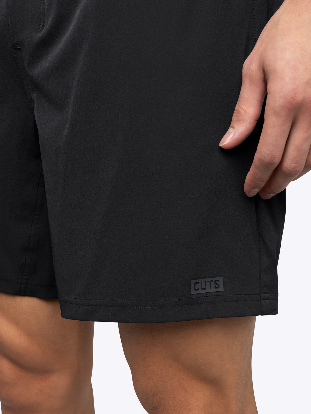 Men's 7 Inch Lined Training Shorts – Built-In Boxer Brief Liner, Breathable Fabric, Classic Fit | Black