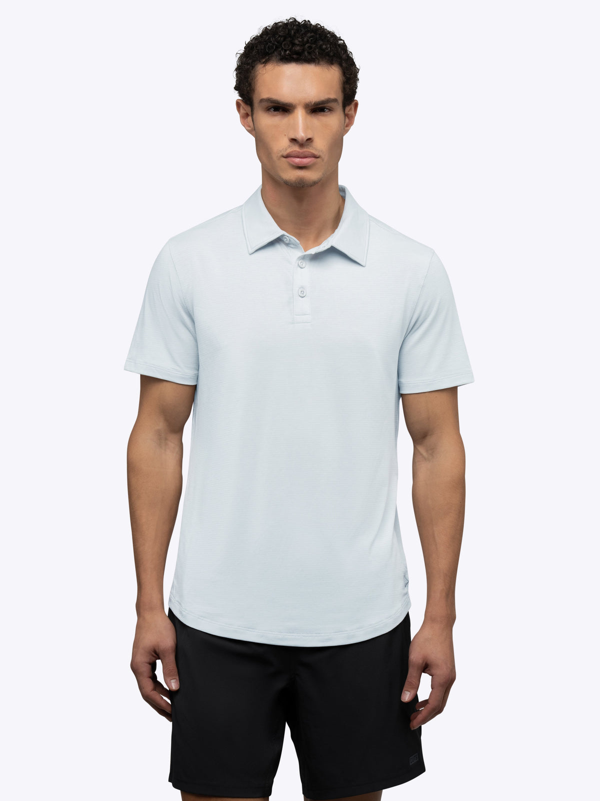 Men's Stretch Performance Polo Shirt in White – view 2