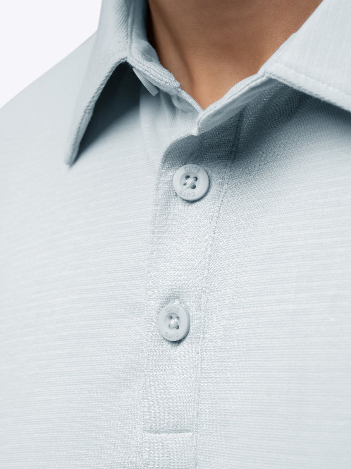 Men's Stretch Performance Polo Shirt in White – view 5