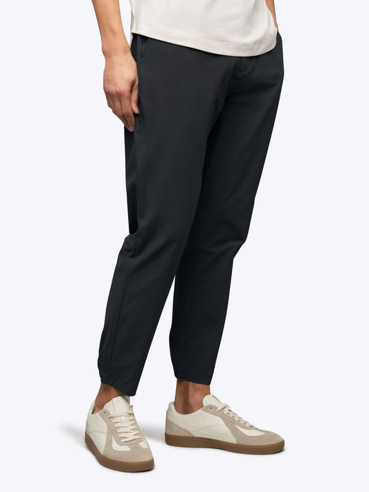 Men's Straight-Leg Stretch Joggers in Obsidian – view 1