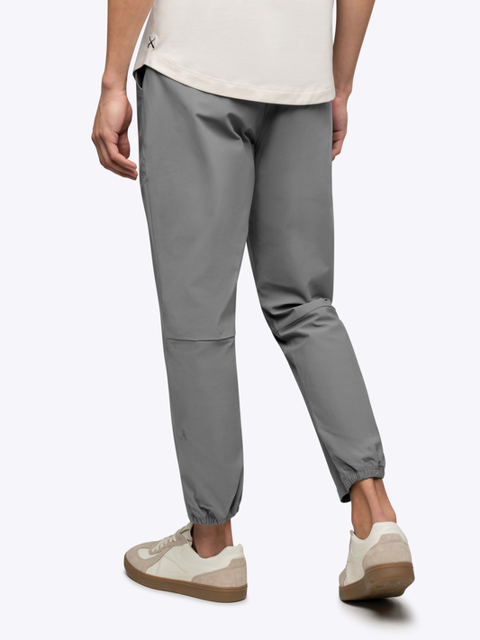 Men's Straight-Leg Stretch Joggers in Steel – view 2