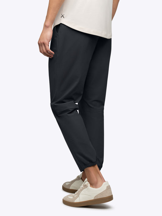 Men's Straight-Leg Stretch Joggers in Obsidian – view 2