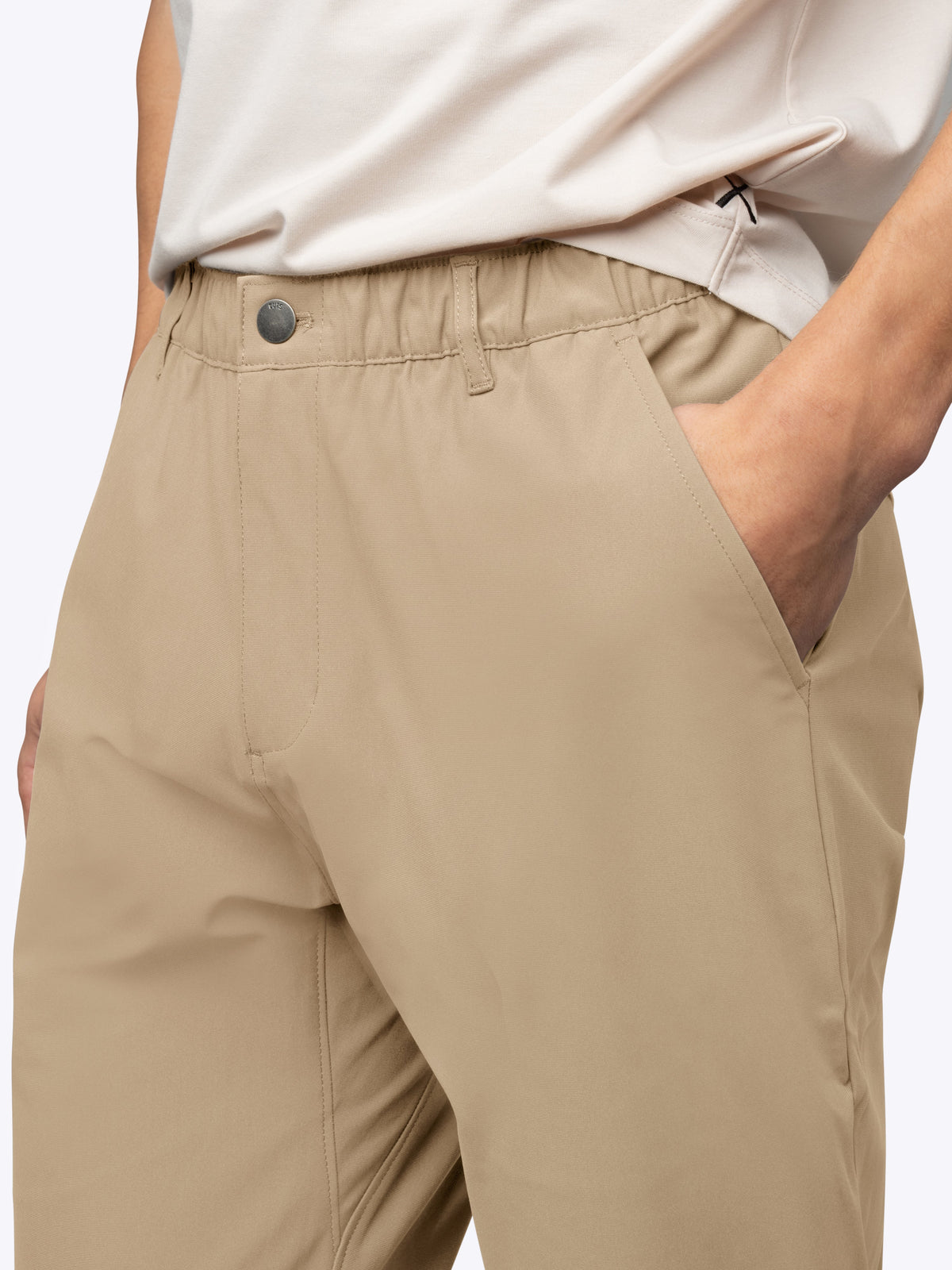 Men's Straight-Leg Stretch Joggers in Coast – view 4