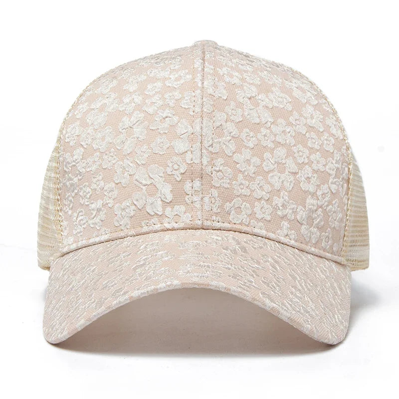 Daisies Men's Floral Trucker Baseball Cap – view 6
