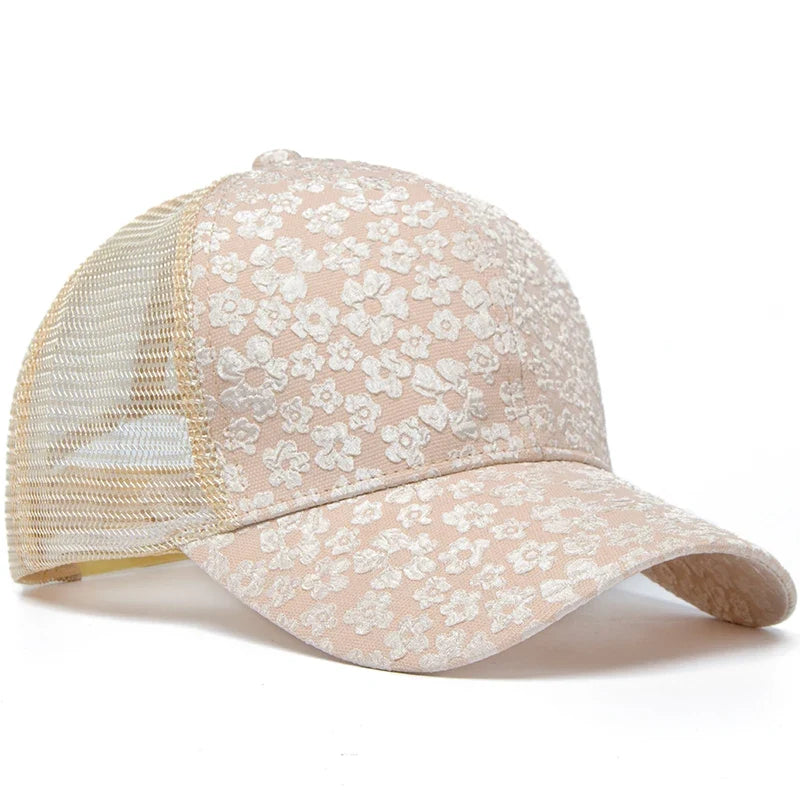 Daisies Men's Floral Trucker Baseball Cap – view 7