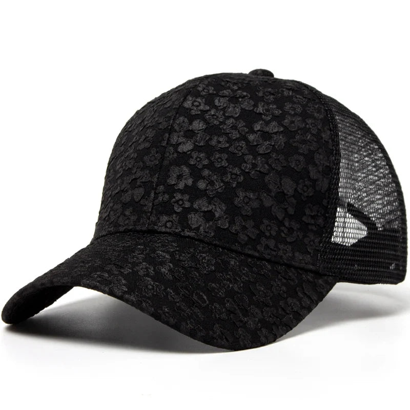 Daisies Men's Floral Trucker Baseball Cap – view 5