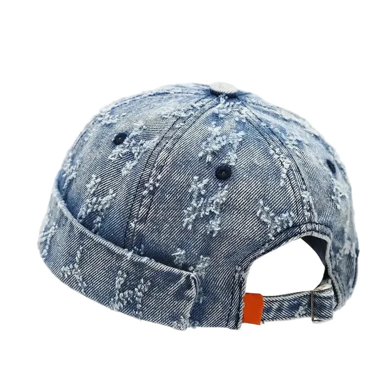 Dalkeith Men's Ripped Denim Docker Cap – view 1