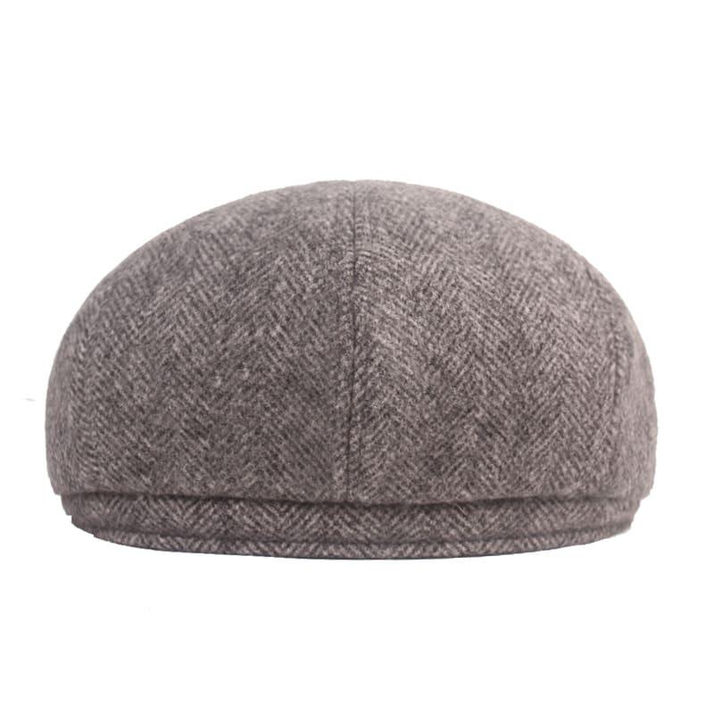 Dover Men's Herringbone Newsboy Cap with Earflaps – view 7