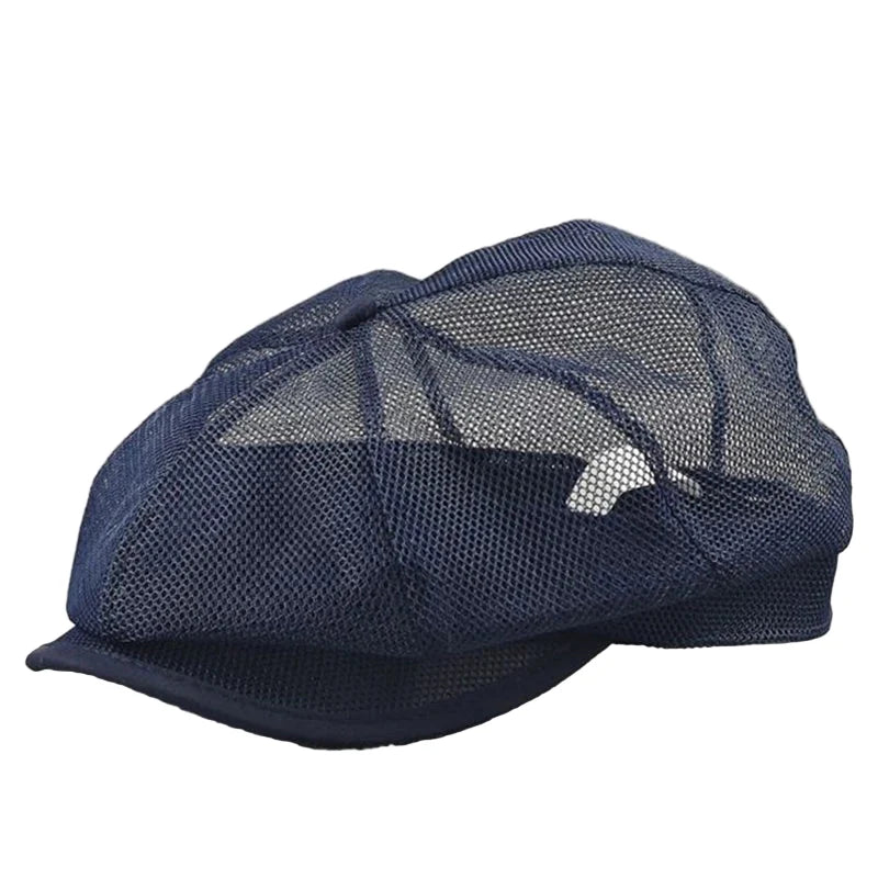 Downtown Men's Summer Mesh Newsboy Cap – view 5