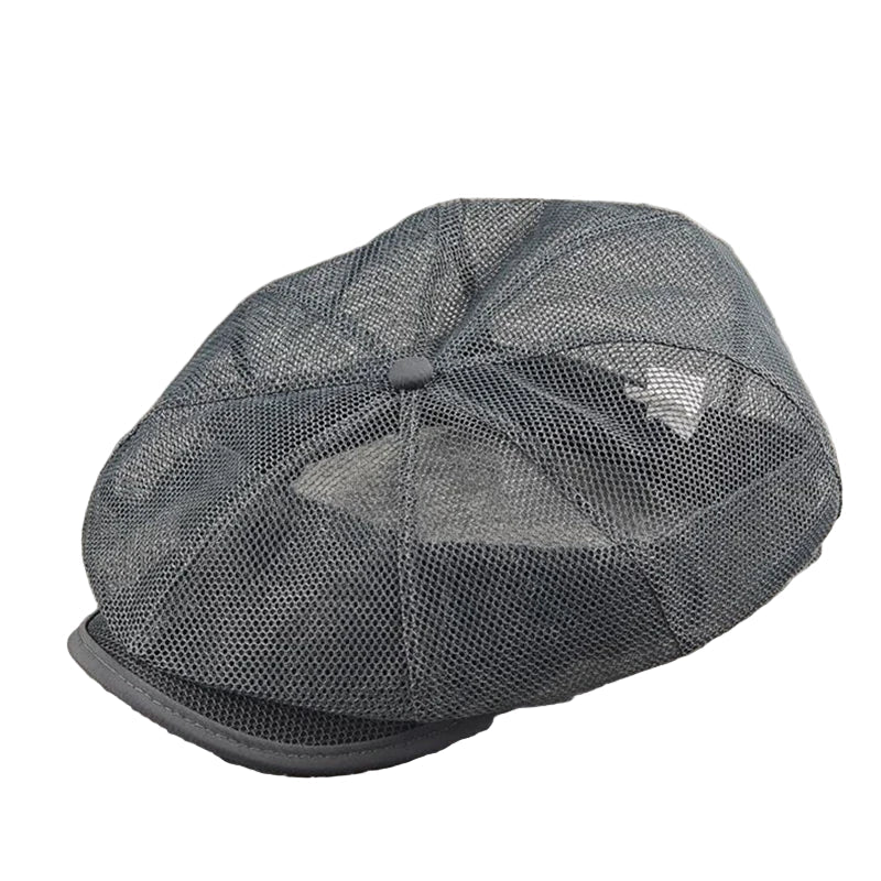 Downtown Men's Summer Mesh Newsboy Cap – view 6