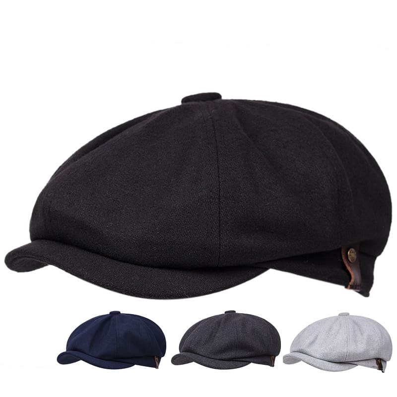 Dumfries Men's Cotton Newsboy Cap – view 2