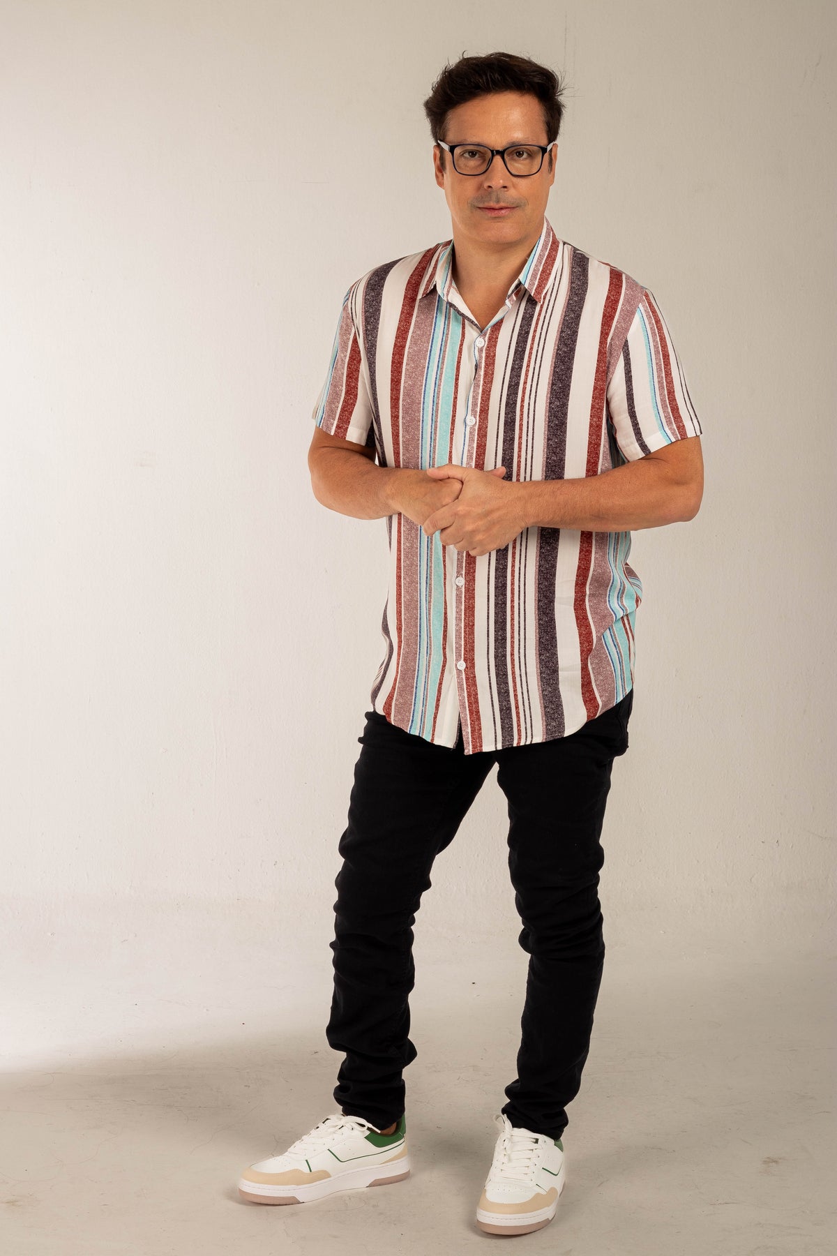 Tibau Men's Cotton Blend Short Sleeve Shirt – view 7