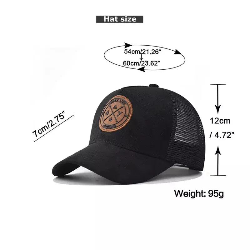 Enjoy Life Men's Patch Trucker Baseball Cap – view 12
