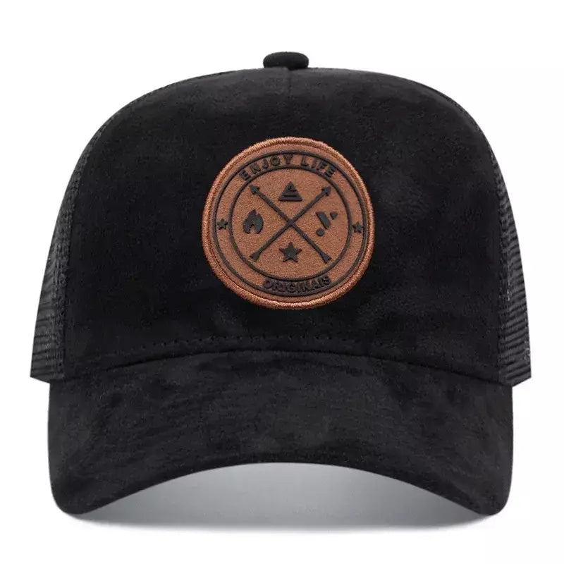 Enjoy Life Men's Patch Trucker Baseball Cap – view 9