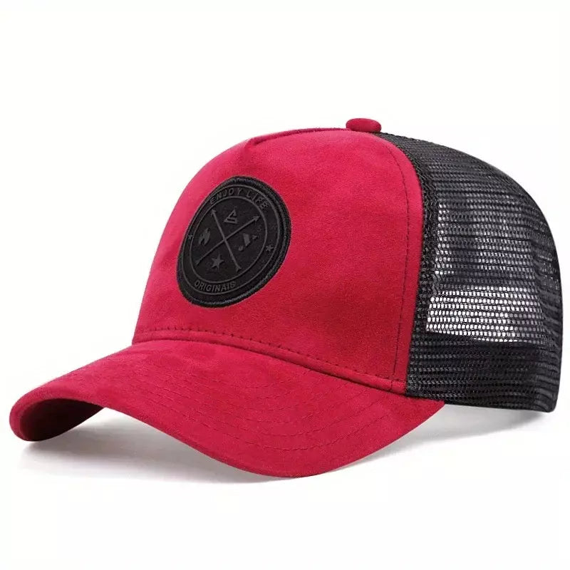 Enjoy Life Men's Patch Trucker Baseball Cap – view 7