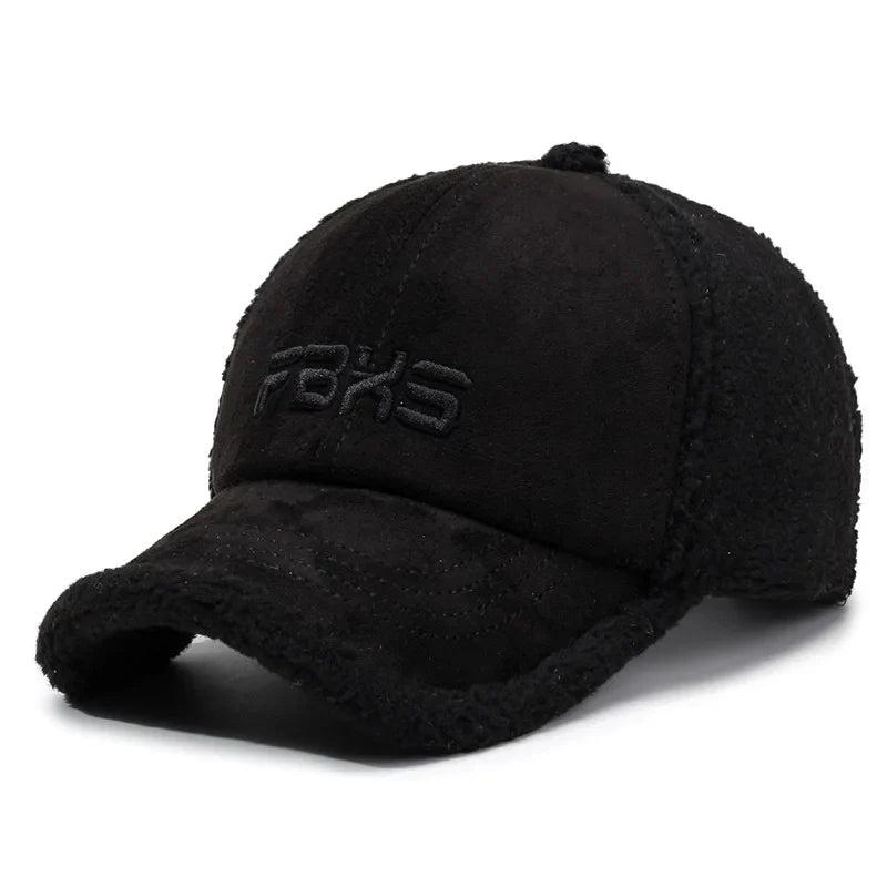 Men's Winter Fur-Effect Cotton Baseball Cap – view 6