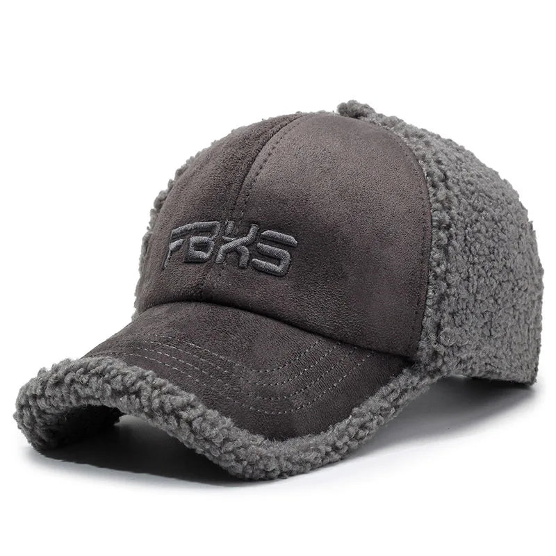 Men's Winter Fur-Effect Cotton Baseball Cap – view 5