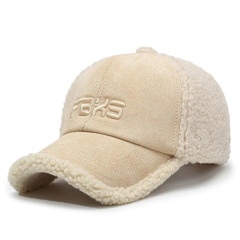 Men's Winter Fur-Effect Cotton Baseball Cap – view 3