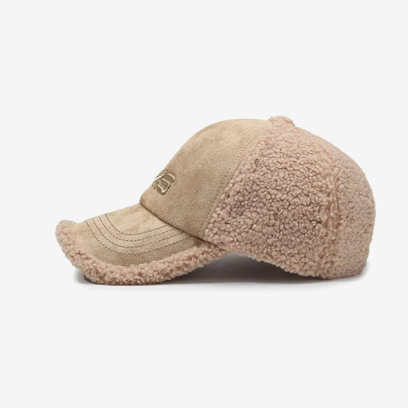 Men's Winter Fur-Effect Cotton Baseball Cap – view 12