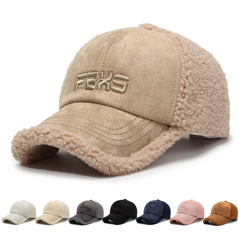 Men's Winter Fur-Effect Cotton Baseball Cap – view 2