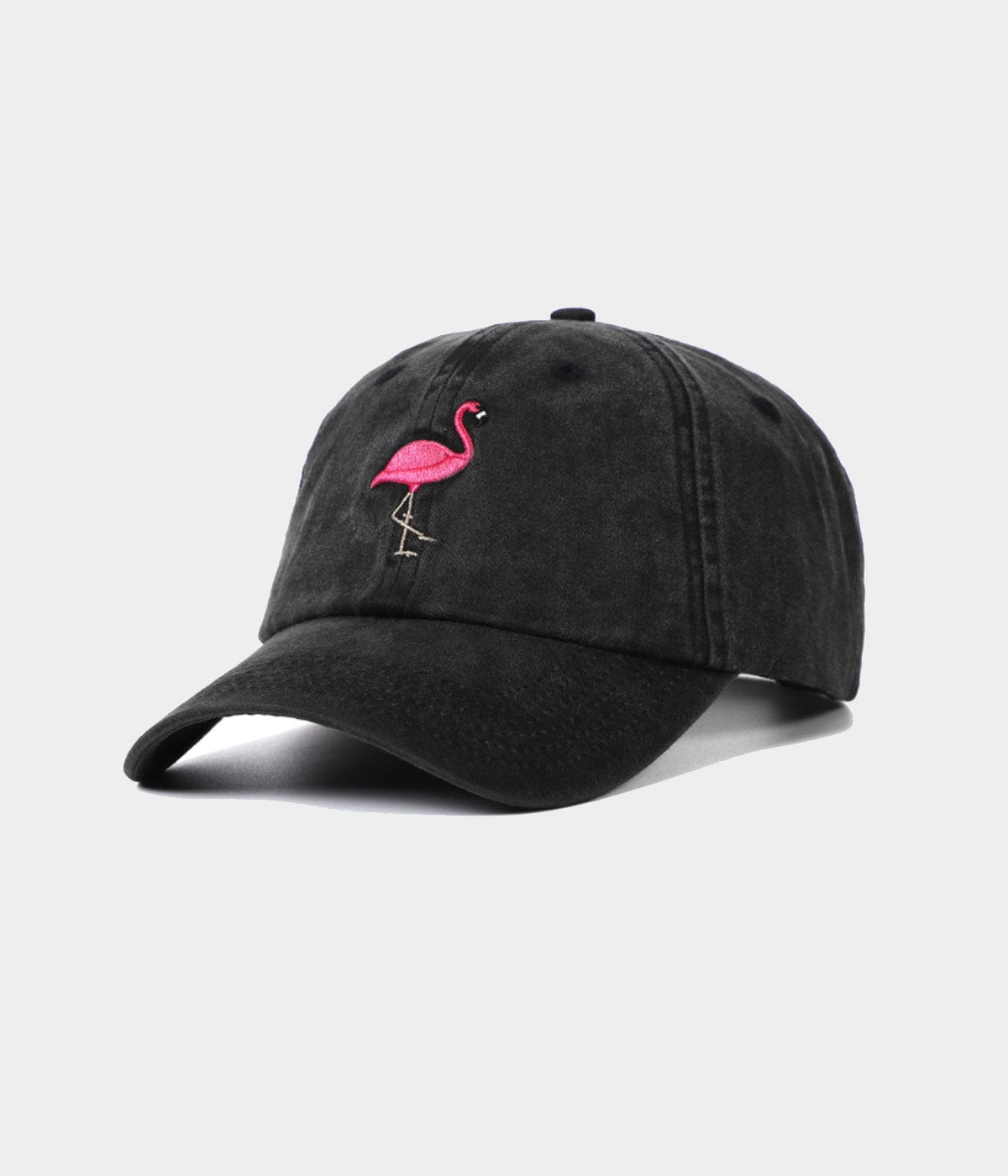 Flamingo Men's Embroidered Washed Cotton Baseball Cap 3-Pack – view 9