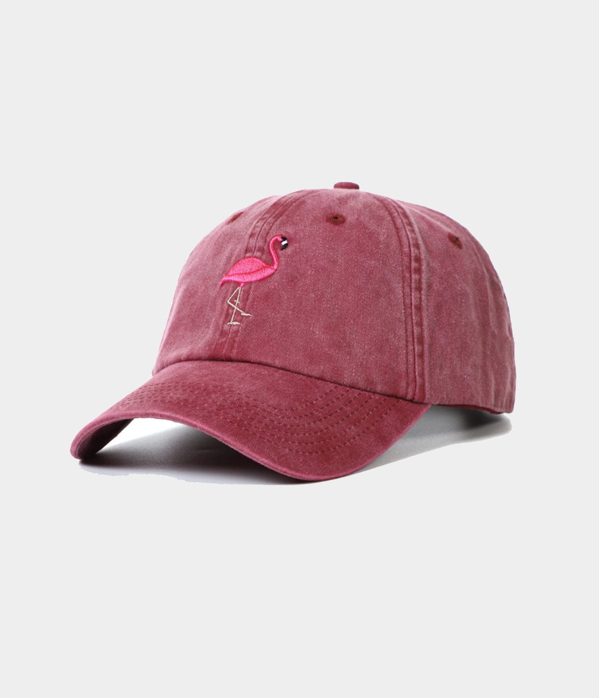 Flamingo Men's Embroidered Washed Cotton Baseball Cap 3-Pack – view 6