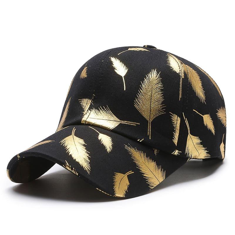 Falcon Men's Gold Feather Cotton Baseball Cap – view 1