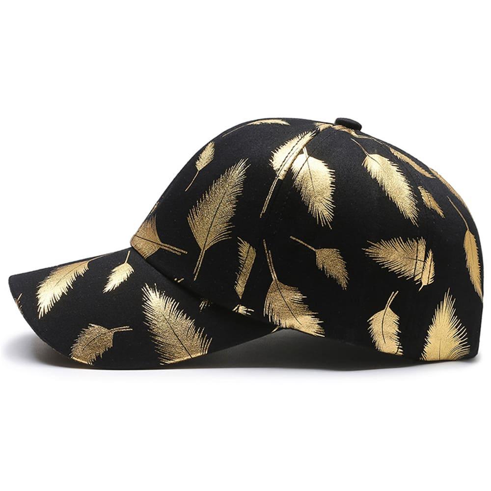 Falcon Men's Gold Feather Cotton Baseball Cap – view 8