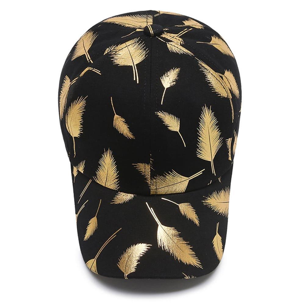 Falcon Men's Gold Feather Cotton Baseball Cap – view 9
