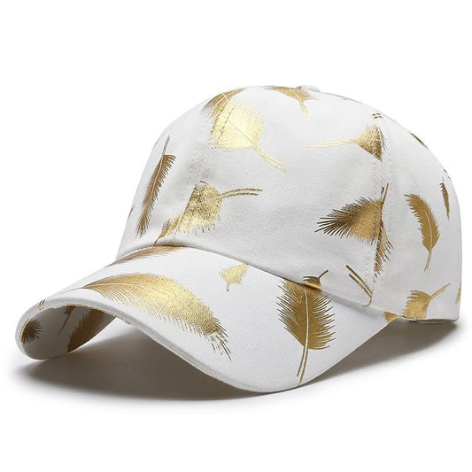 Falcon Men's Gold Feather Cotton Baseball Cap – view 2