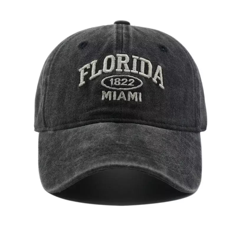 Florida Miami Men's Vintage-Style Cotton Baseball Cap – view 10