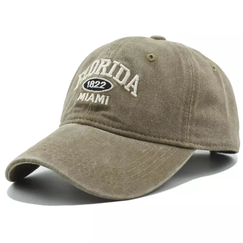 Florida Miami Men's Vintage-Style Cotton Baseball Cap – view 7