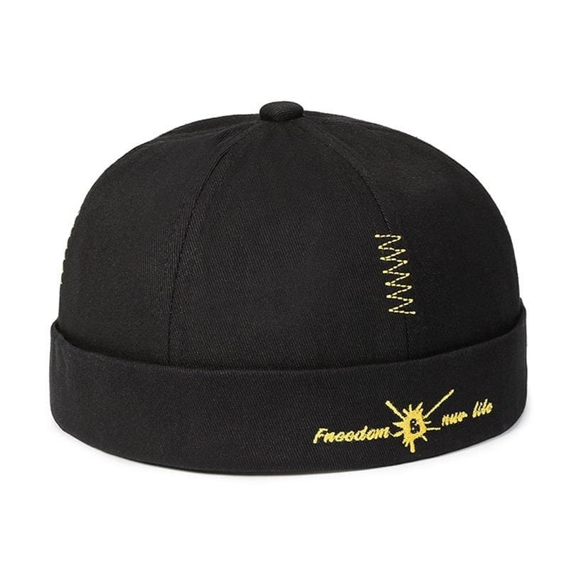 Freedom Men's Cotton and Acrylic Docker Cap – view 1