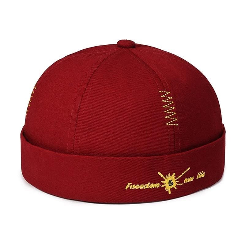 Freedom Men's Cotton and Acrylic Docker Cap – view 3