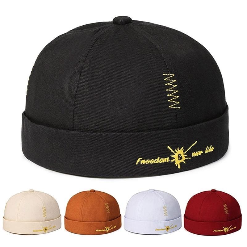 Freedom Men's Cotton and Acrylic Docker Cap – view 2
