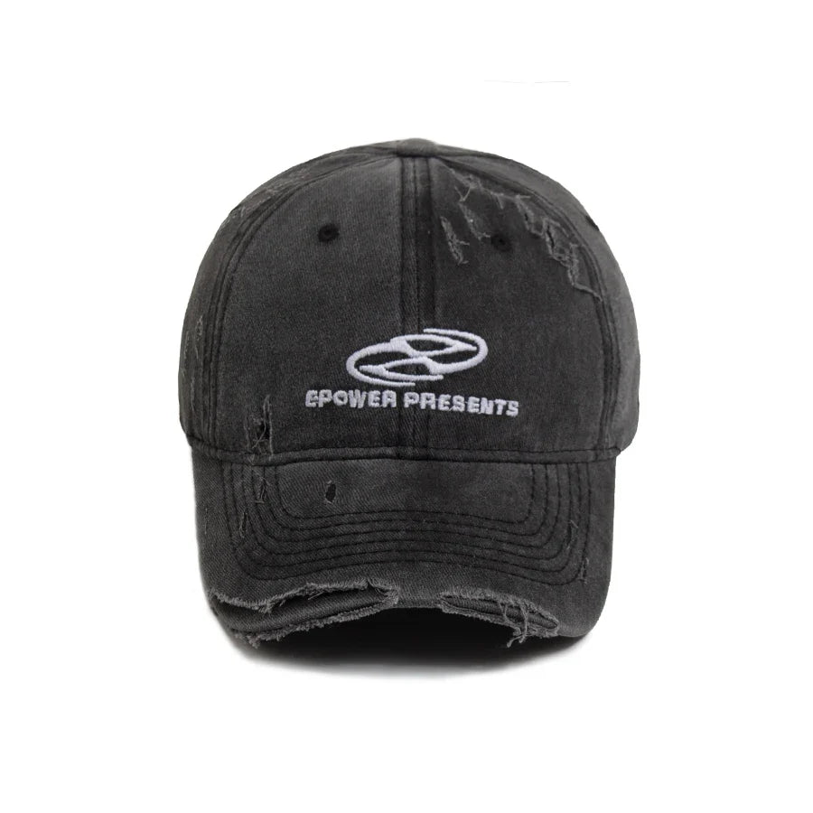 Men's Distressed Washed Cotton Baseball Cap – view 8