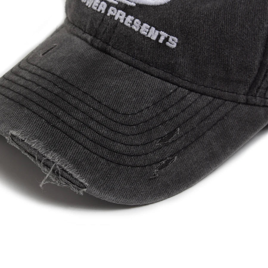 Men's Distressed Washed Cotton Baseball Cap – view 10