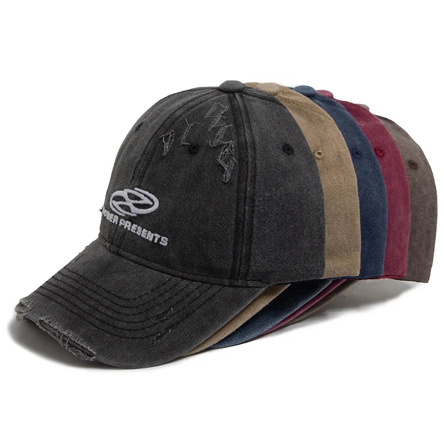Men's Distressed Washed Cotton Baseball Cap – view 12