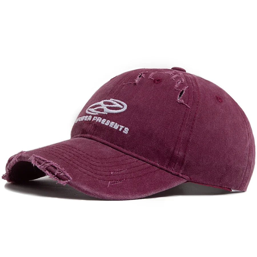 Men's Distressed Washed Cotton Baseball Cap – view 4