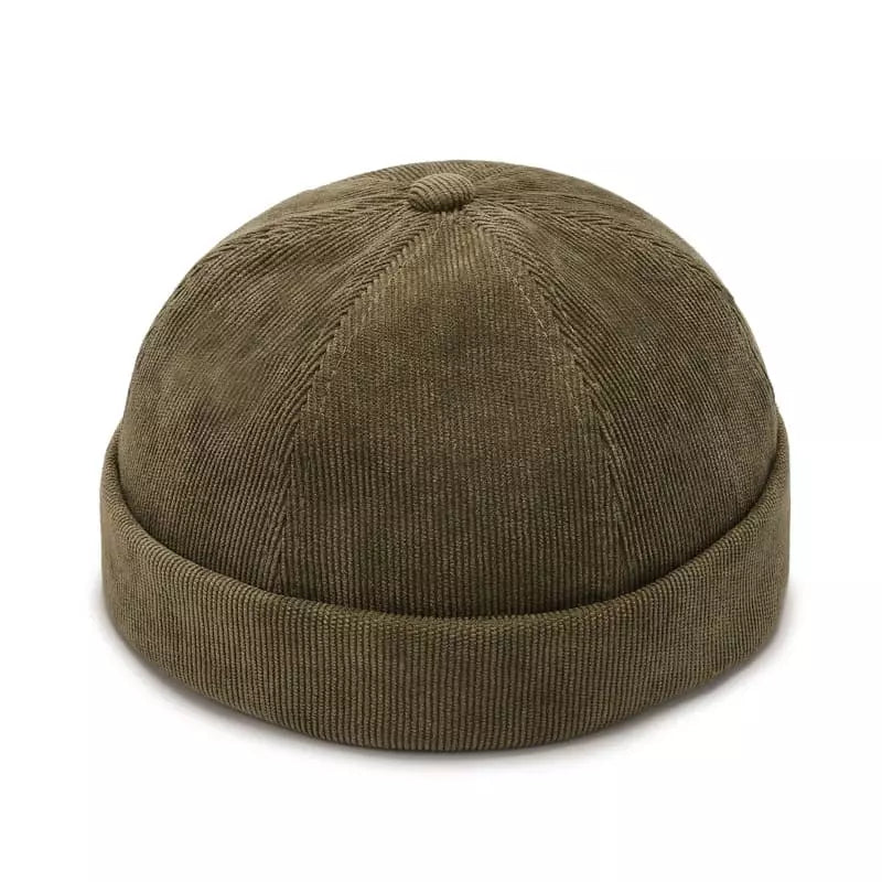 Men's Organic Cotton Corduroy Docker Cap – view 3