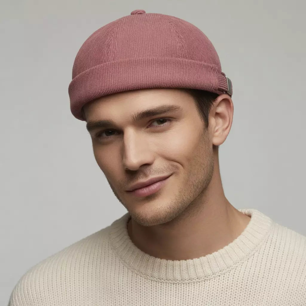 Men's Organic Cotton Corduroy Docker Cap – view 12